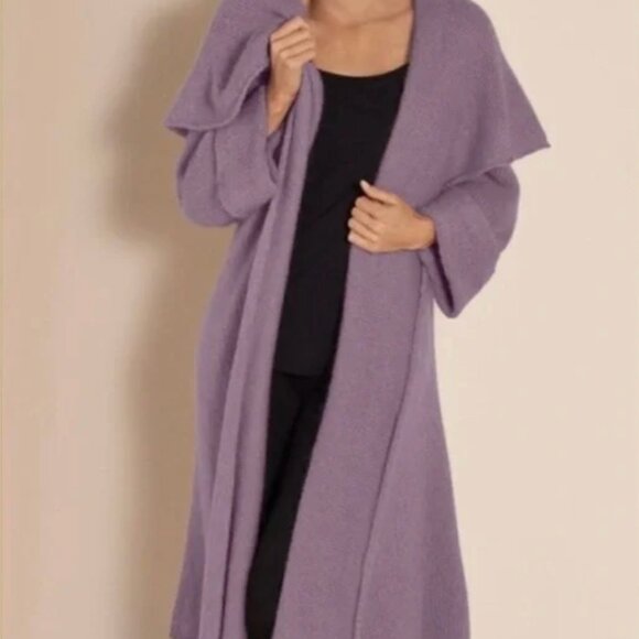 Soft Surroundings Sweaters - 💜💜💜Soft surroundings 1X cardigan sweater coat warm wool blend lavender purple
